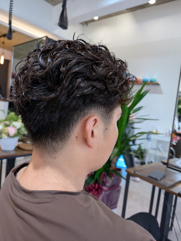 メンズラフパーマ