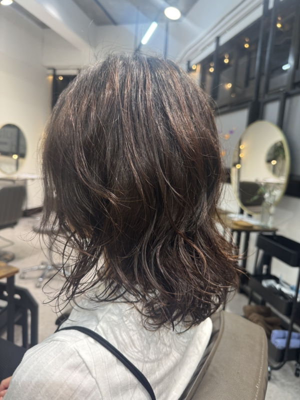 ミディアムパーマ