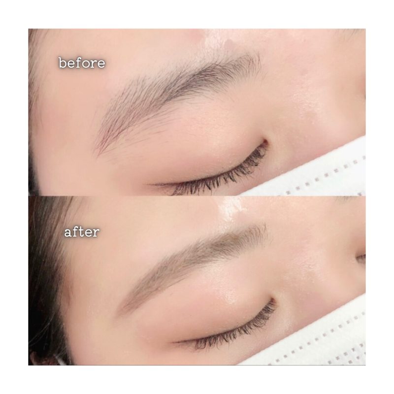 アイブロウ（ビフォー/アフター）